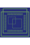 Lacivert 90X90 İpek Twill Eşarp 