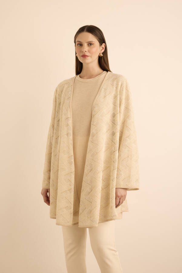 Gold Gold Simli Delikli Örme Tweenset - Aker (1)