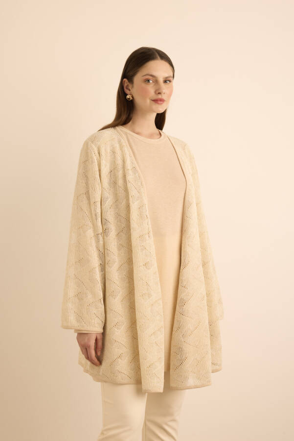 Gold Gold Simli Delikli Örme Tweenset - 3