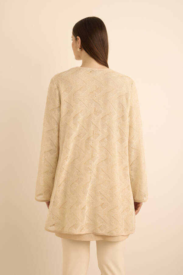 Gold Gold Simli Delikli Örme Tweenset - 7