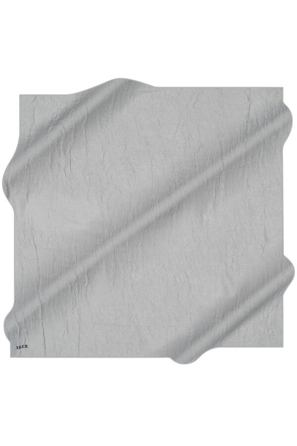 Gri 100X100 Kraş Eşarp - 1