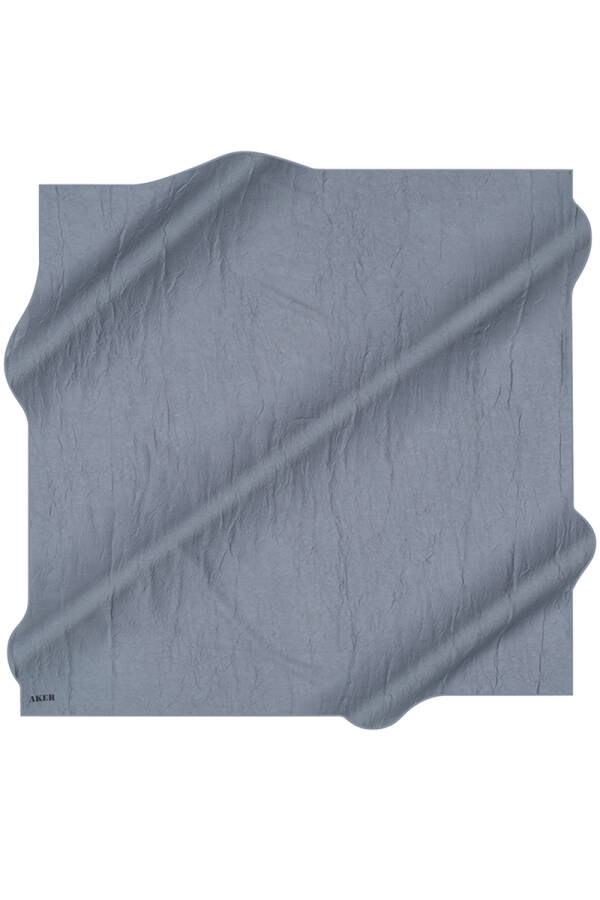 Gri 100X100 Kraş Eşarp - 1
