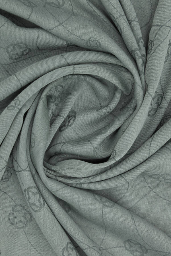 Gri Pamuk İpek Şal - Aker (1)