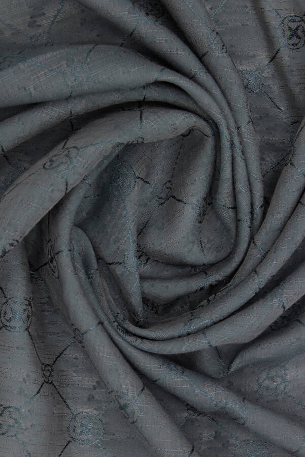 Gri 70X190 CM Koza Şal - 3