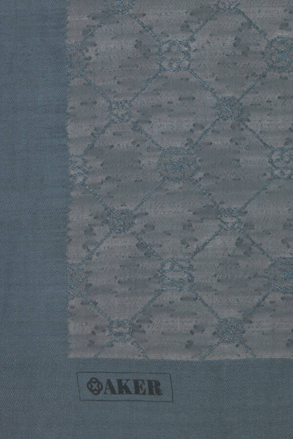 Gri 70X190 CM Koza Şal - 4