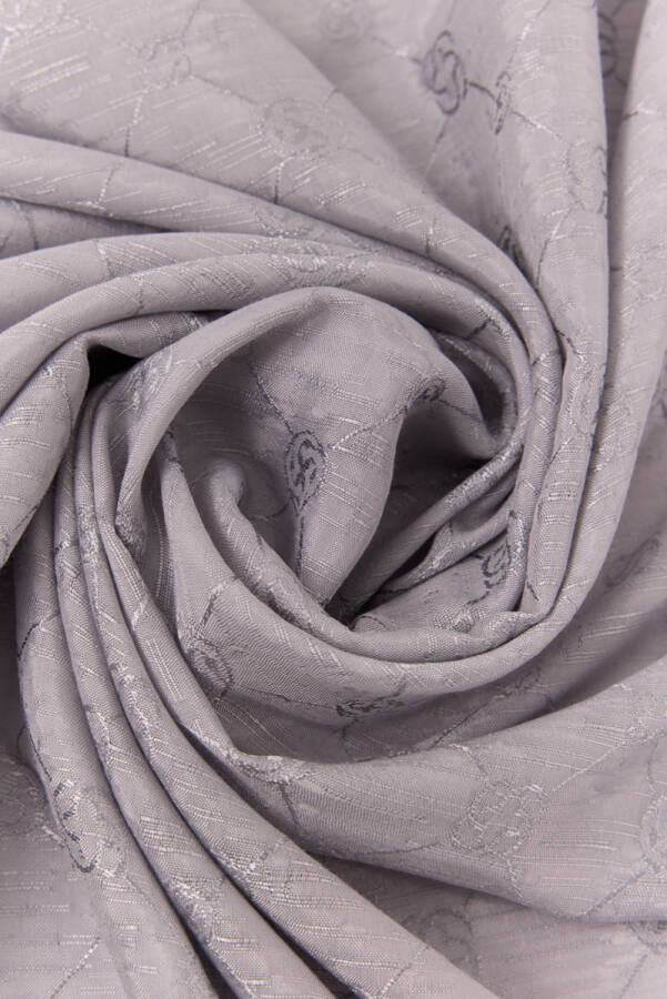 Gri 70X190 CM Koza Şal - 4