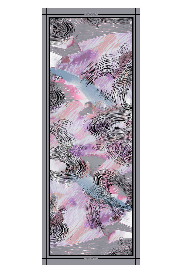 Gri 70X200 Modal Şal - 1