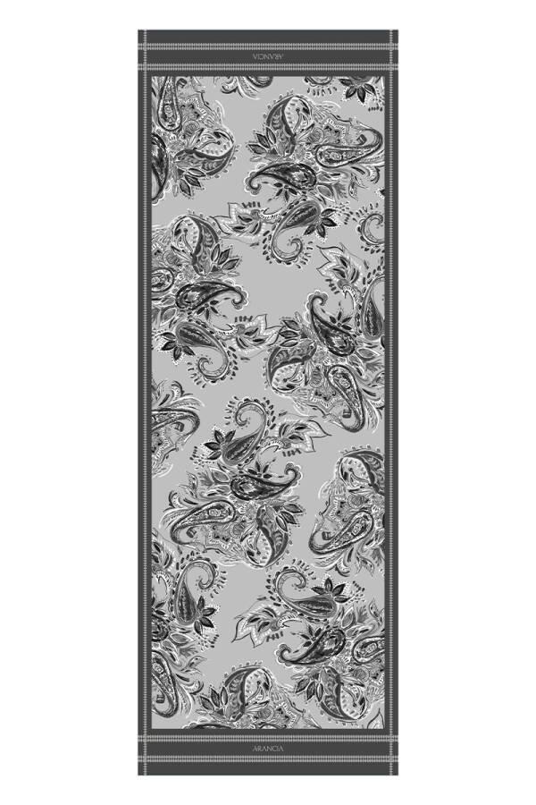 Gri 70X200 Pure Touch Şal - 1