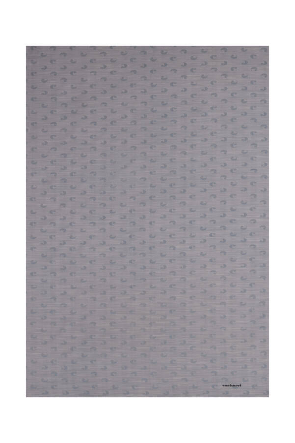 Gri 75X200 B.Cacharel Logolu İpek Koton Jakar Etol - 1