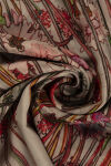 Gri 75X200 İpek Koton Şal - 2