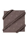 Gri 90X90 İpek Krep Saten Eşarp - 1