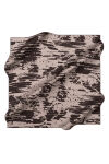 Gri 90X90 İpek Krep Saten Eşarp 