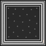 Gri 90X90 İpek Krep Saten Eşarp 