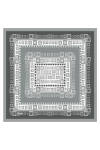 Gri 90X90 İpek Twill Eşarp 