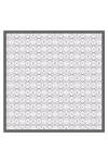 Gri 90X90 İpek Twill Eşarp 