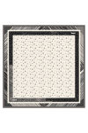 Gri 90X90 İpek Twill Eşarp - 1