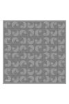 Gri 90X90 İpek Twill Eşarp - 1