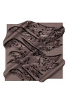 Gri 90X90 İpek Twill Eşarp 