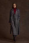 Gri Ekose Trençkot - 1