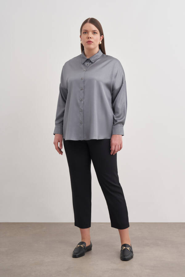 Gri Klasik Gömlek - Aker (1)