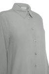 Gri Rahat Kesim Basic Bluz - 2