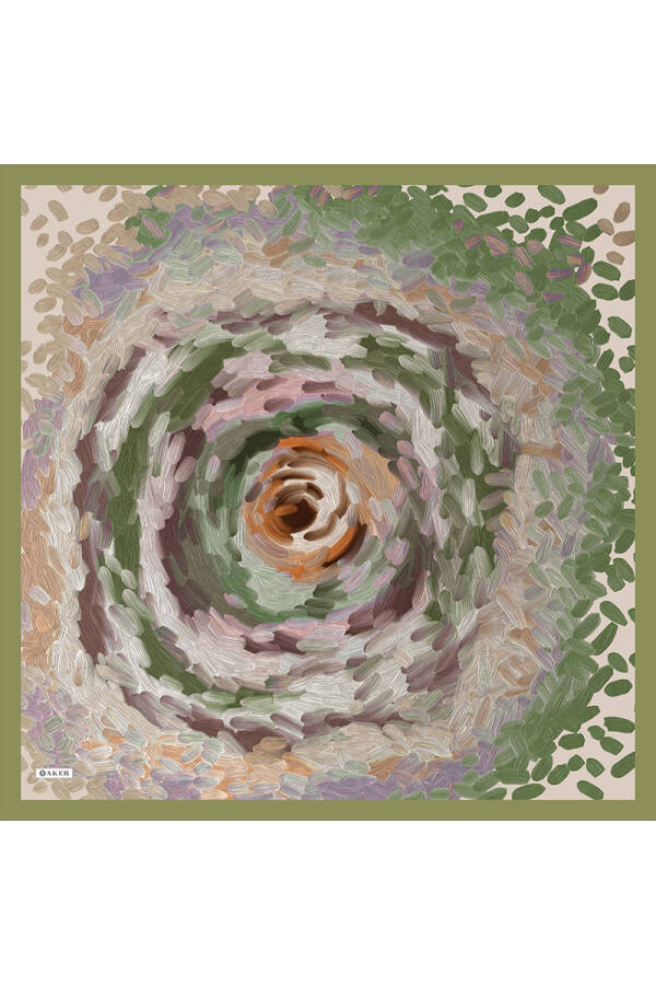 Fırça Desenli Soft Touch Eşarp - Aker