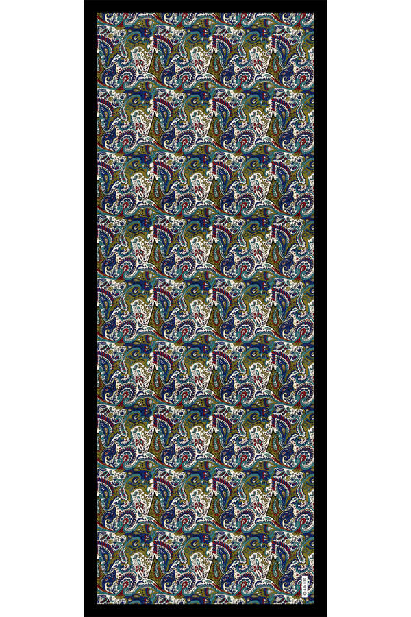 Etnik Desenli Soft Touch Şal - Aker
