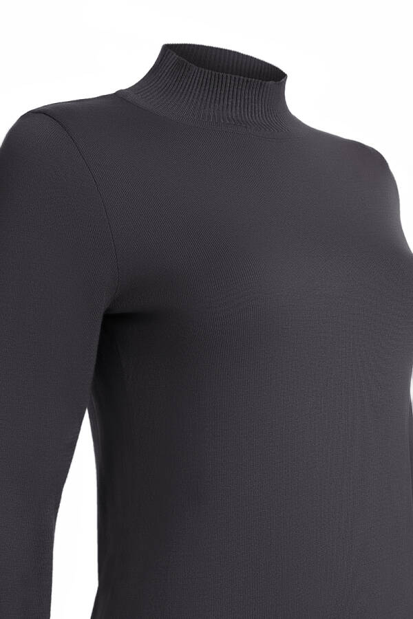 Gri Yarım Balıkçı Yaka Triko Kazak - Aker (1)