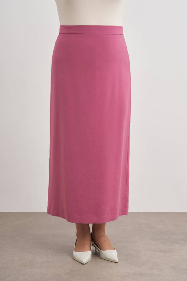 Gül Kurusu Dokuma Kalem Etek - 3