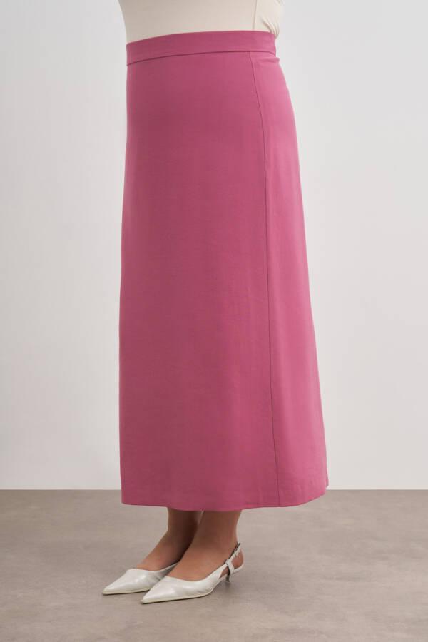 Gül Kurusu Dokuma Kalem Etek - 4