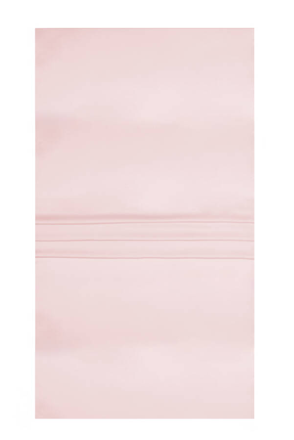Pudra Polyester Dikdörtgen Düz Şal - 1