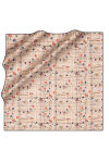 Gümüş 90X90 İpek Twill Eşarp - 1