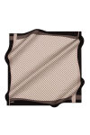 Gümüş 90X90 İpek Twill Eşarp 
