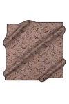Gümüş 90X90 İpek Twill Eşarp 