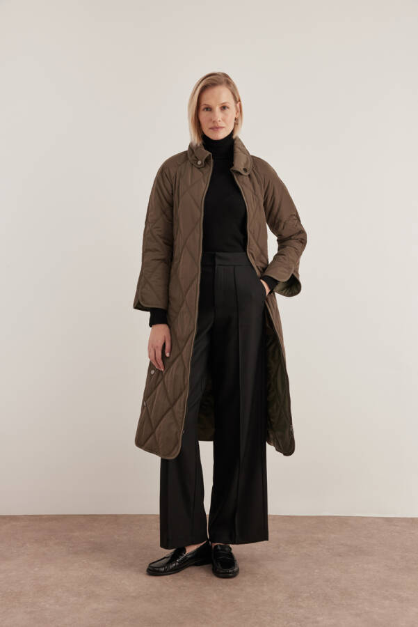 Haki 10083111 Gömlek Yaka Mont - Aker (1)