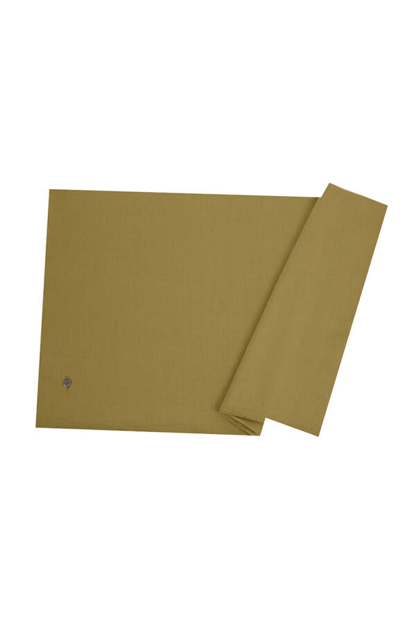 Haki 65X190 Çizgi Desen Şal - 1