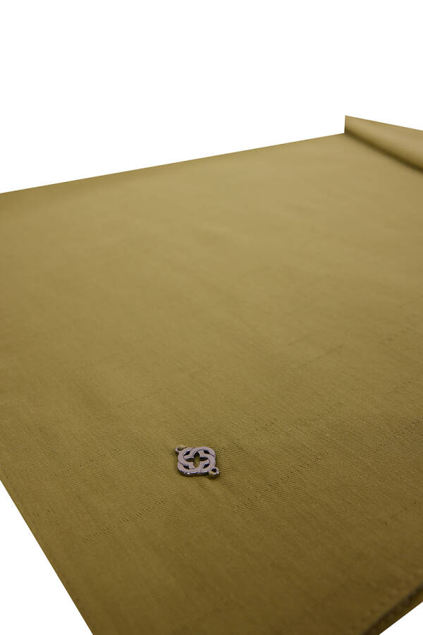 Haki 65X190 Çizgi Desen Şal - 2