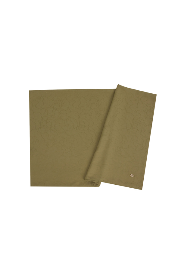 Haki 75X190 Jakarlı Şal - 1