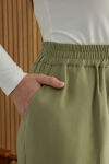 Haki Beli Lastikli Pantolon - 5