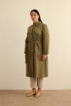 Haki Cotton Trençkot - 3