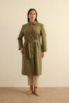 Haki Cotton Trençkot - 2