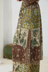 Haki Desenli Britli Kimono - 7