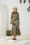 Haki Desenli Elbise - 5