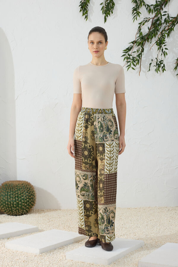 Haki Desenli Pantolon - 3