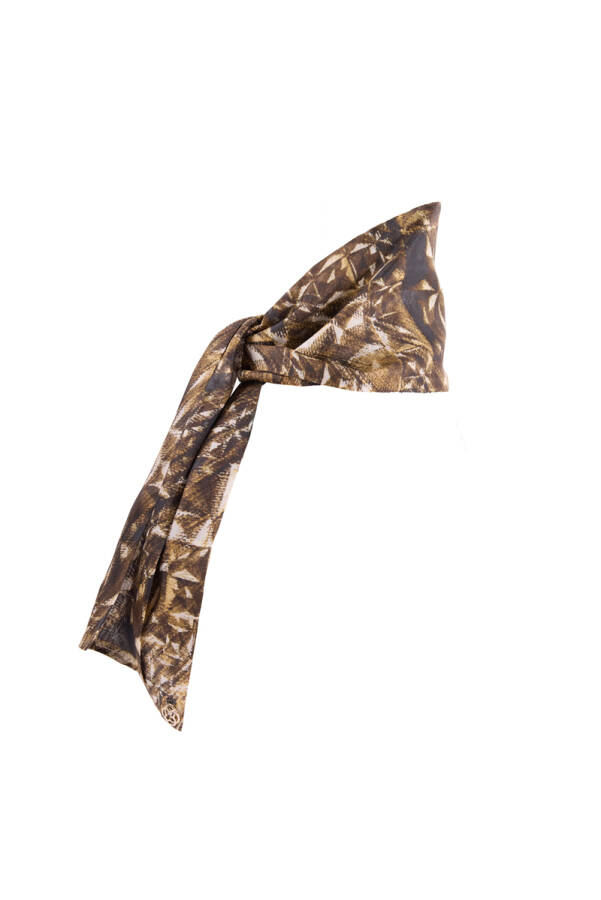 Haki Dikdörtgen Fular - 3