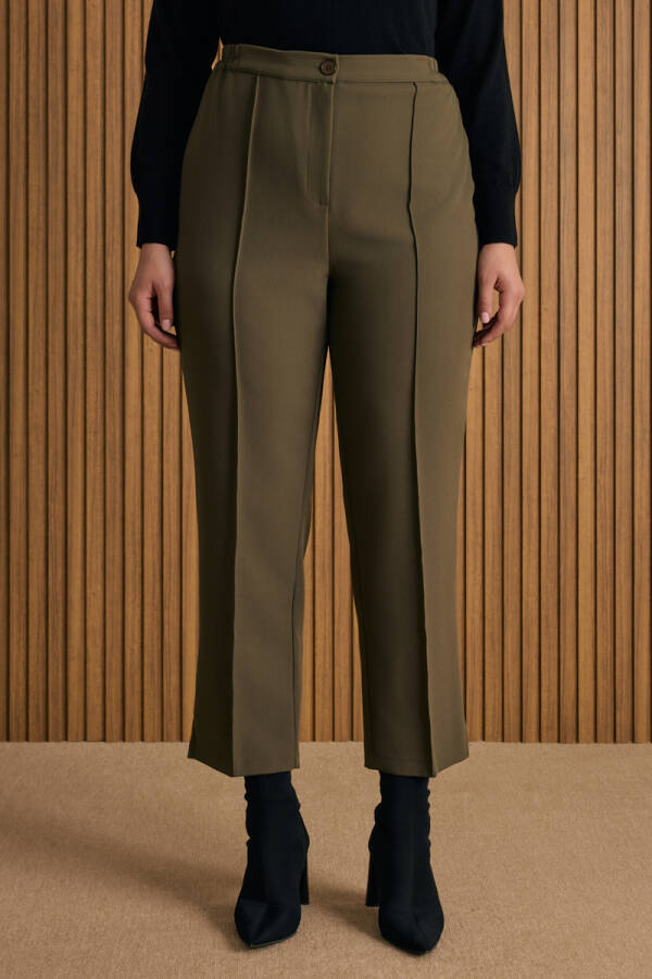 Haki Dokuma Pantolon - 4