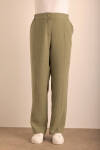 Haki Keten Pantolon - 2
