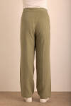 Haki Keten Pantolon - 6