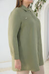 Haki Keten Tunik - 5