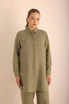 Haki Keten Tunik - 5